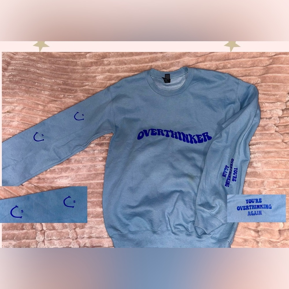 Overthinker Crewneck-WOMEN’S SMALL